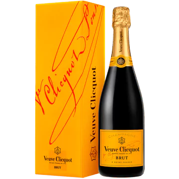 veuve clicquot brut carte jaune champagner mit etui - Die Welt der Weine