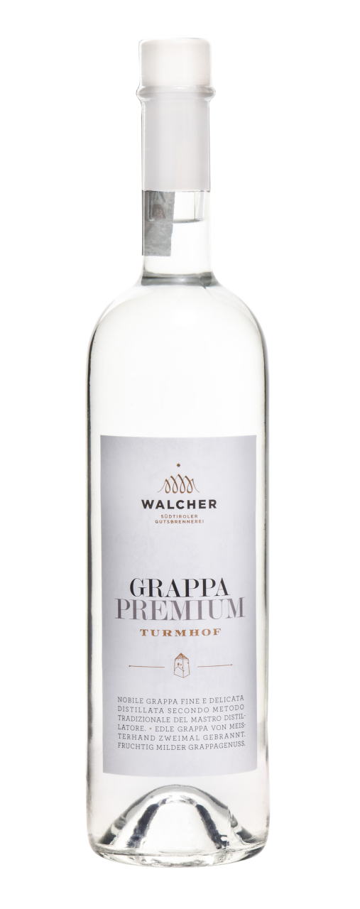 walcher grappa premium turmhof 0 7 l 5820 10 - Die Welt der Weine