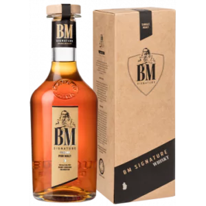 whisky pur malt vieilli en fut de macvin mit etui bm signature - Die Welt der Weine