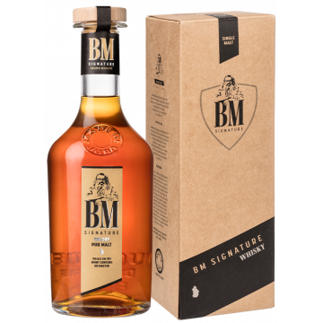 whisky pur malt vieilli en fut de macvin mit etui bm signature - Die Welt der Weine