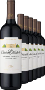 2019 Chateau Ste. Michelle Columbia Valley Cabernet Sauvignon im 6er Vorratspaket - Die Welt der Weine