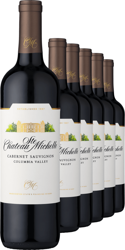 2019 Chateau Ste. Michelle Columbia Valley Cabernet Sauvignon im 6er Vorratspaket - Die Welt der Weine