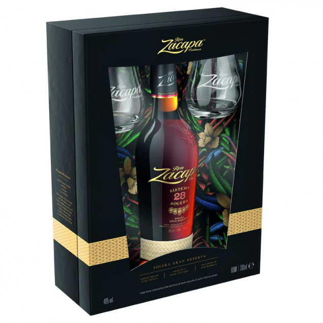 635172 ron zacapa centenario 23 mit 2 glaesern - Die Welt der Weine