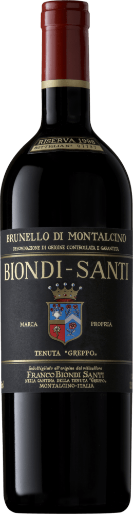 Biondi Santi Brunello di Montalcino Riserva 37 - Die Welt der Weine
