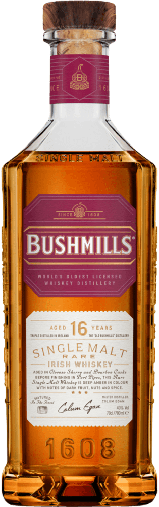 Bushmills 16 Years Old Single Malt Rare Irish Whiskey - Die Welt der Weine