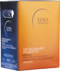 Luna Argenta Negroamaro Primitivo Appassite 5l Bag in Box - Die Welt der Weine