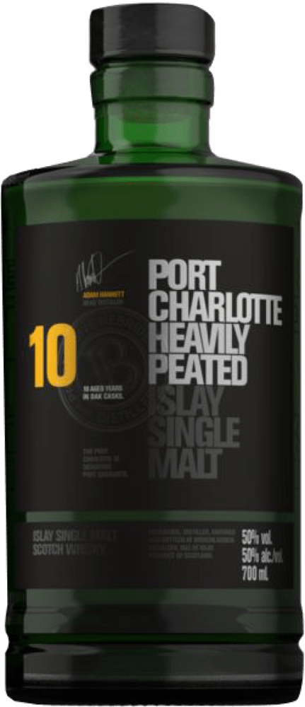 Port Charlotte 10 Year Old Heavily Peated Islay Single Malt Scotch Whisky - Die Welt der Weine