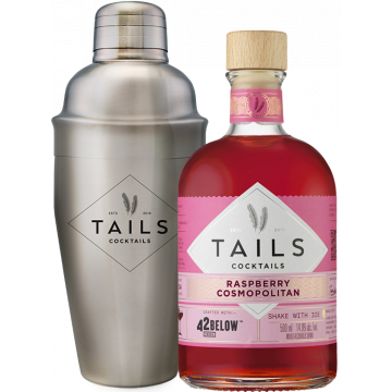 day drinking set tails raspberry cosmo shaker tails - Die Welt der Weine