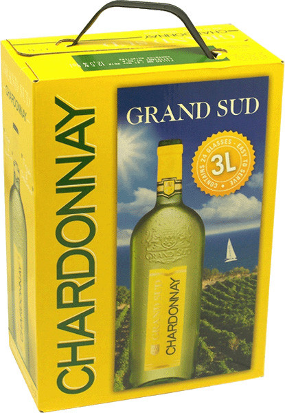 grand sud chardonnay 3l bag in box 7436 - Die Welt der Weine