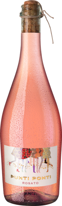 punti ponti rosato frizzante - Die Welt der Weine