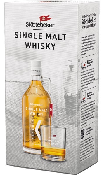 stoertebeker single malt whisky klassik glas 40 vol 05 l 16121 - Die Welt der Weine