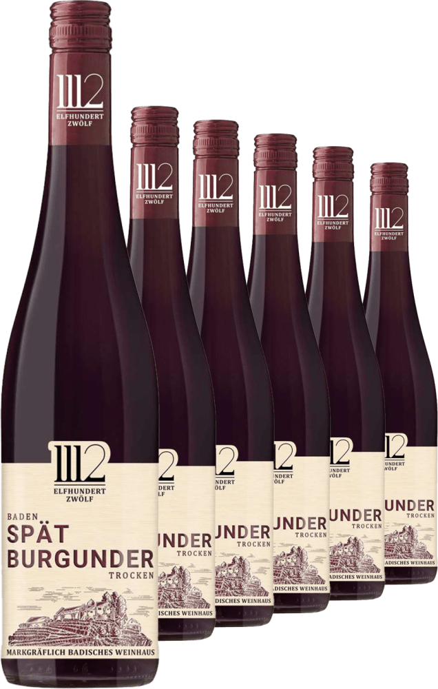 2020 Markgraeflich Badisches Weinhaus Elfhundertzwoelf Spaetburgunder im 6er Vorratspaket - Die Welt der Weine
