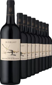 2022 Baron Philippe de Rothschild Merlot im 9er Vorratspaket - Die Welt der Weine