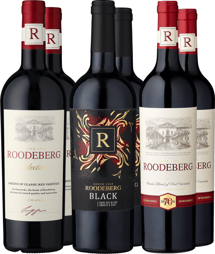 6er Probierpaket Roodeberg Klassiker - Die Welt der Weine