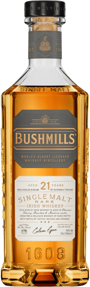 Bushmills 21 Years Old Single Malt Rare Irish Whiskey - Die Welt der Weine