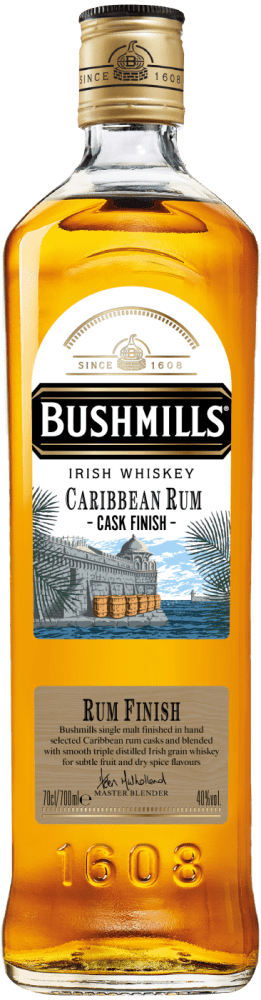 Bushmills Irish Whiskey Caribbean Rum Cask Finish - Die Welt der Weine