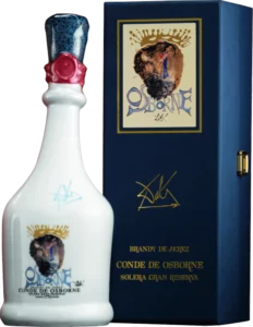 Conde de Osborne Dali­ Brandy de Jerez Solera Gran Reserva in Geschenkverpackung - Die Welt der Weine