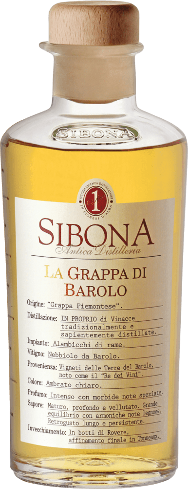 Sibona Grappa di Barolo 05l - Die Welt der Weine